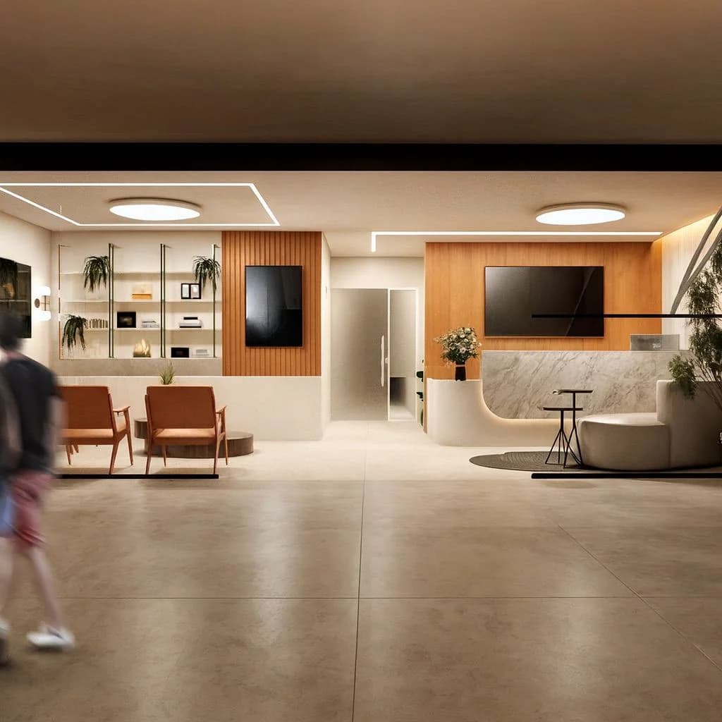 Clínica RV - Medicina Integrativa: comercial em Campinas, projeto da LN Arquitetura