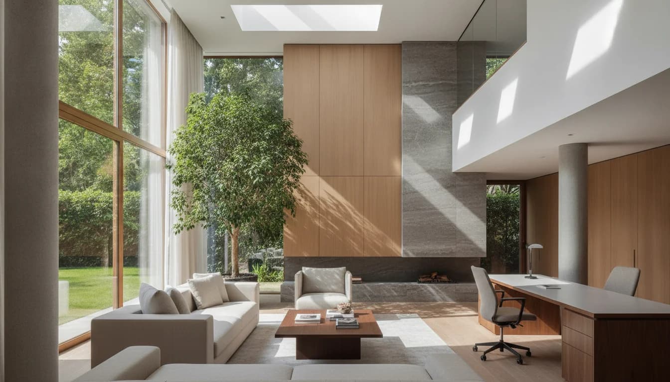 Luz Natural em Casas de Alto Padrão: Neuroarquitetura para Bem-Estar e Produtividade