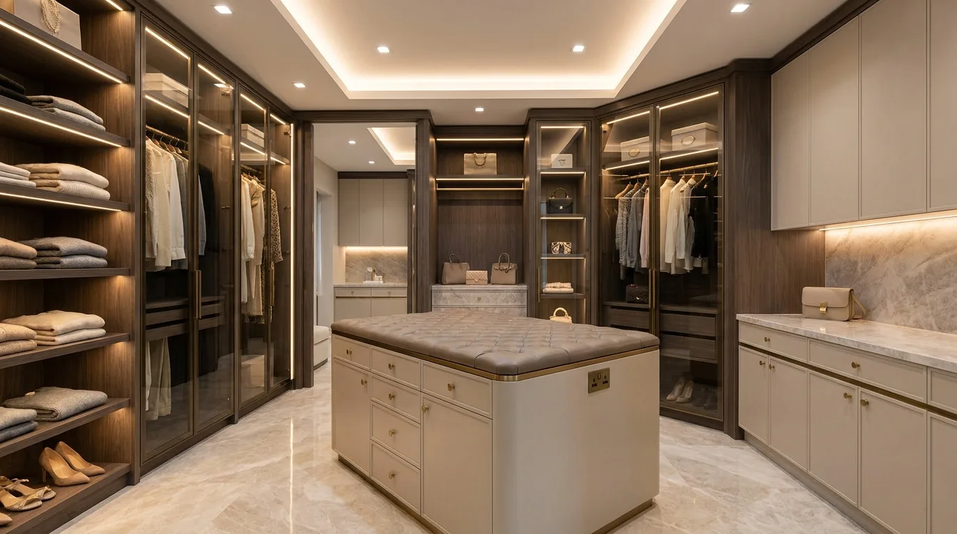 Closets planejados: organização e sofisticação