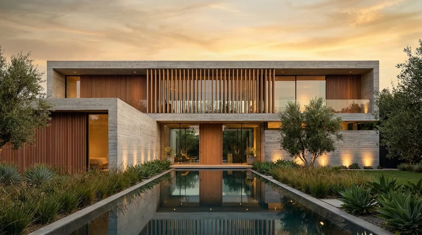 Fachadas contemporâneas: tendências para casas de luxo