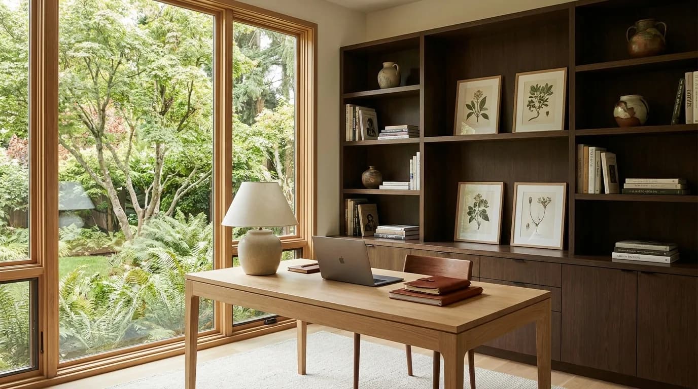 O home office que aumenta o foco: princípios de neuroarquitetura
