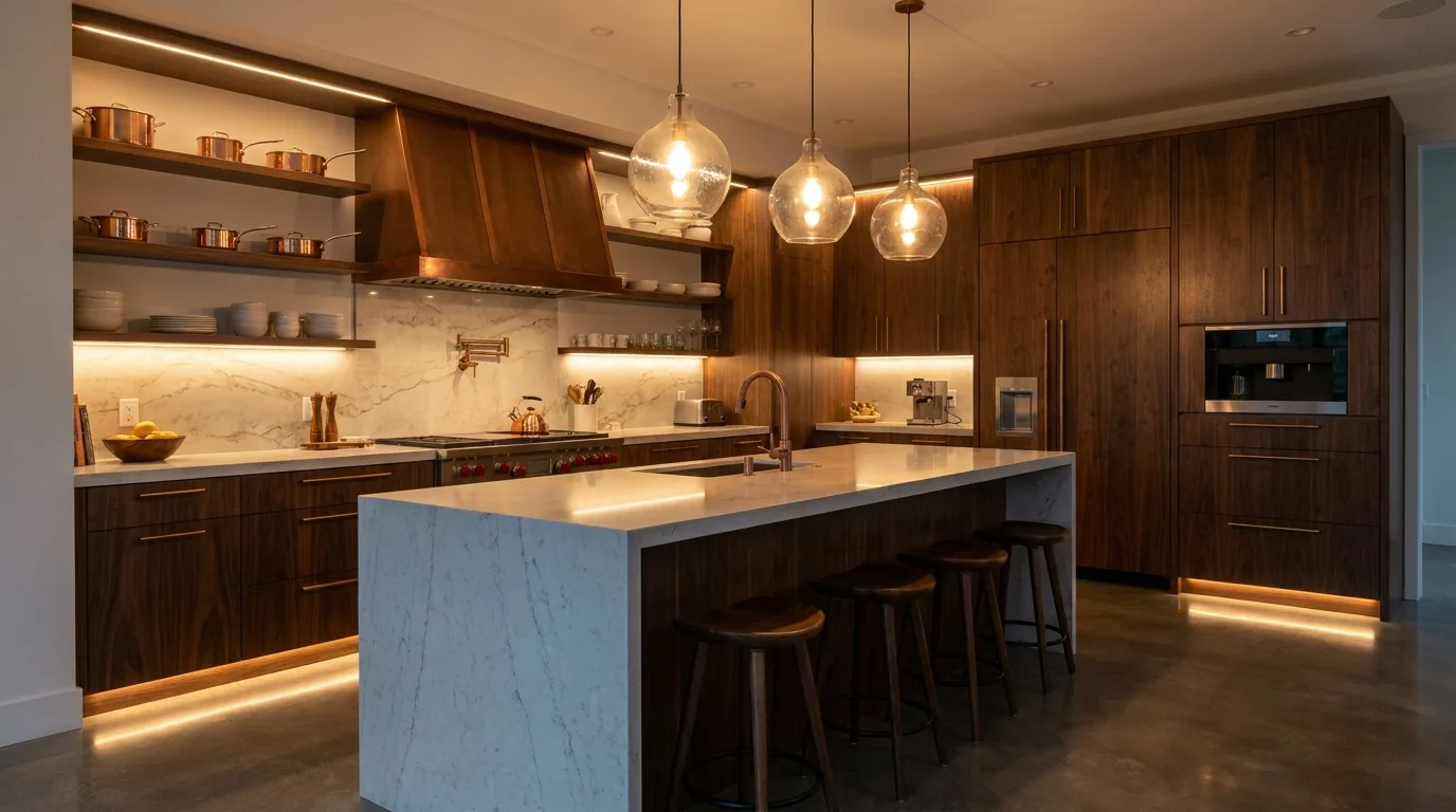 Iluminação na cozinha: funcional, segura e aconchegante