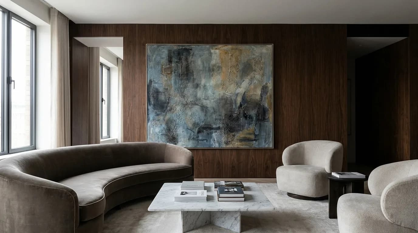 A importância das obras de arte na decoração de interiores