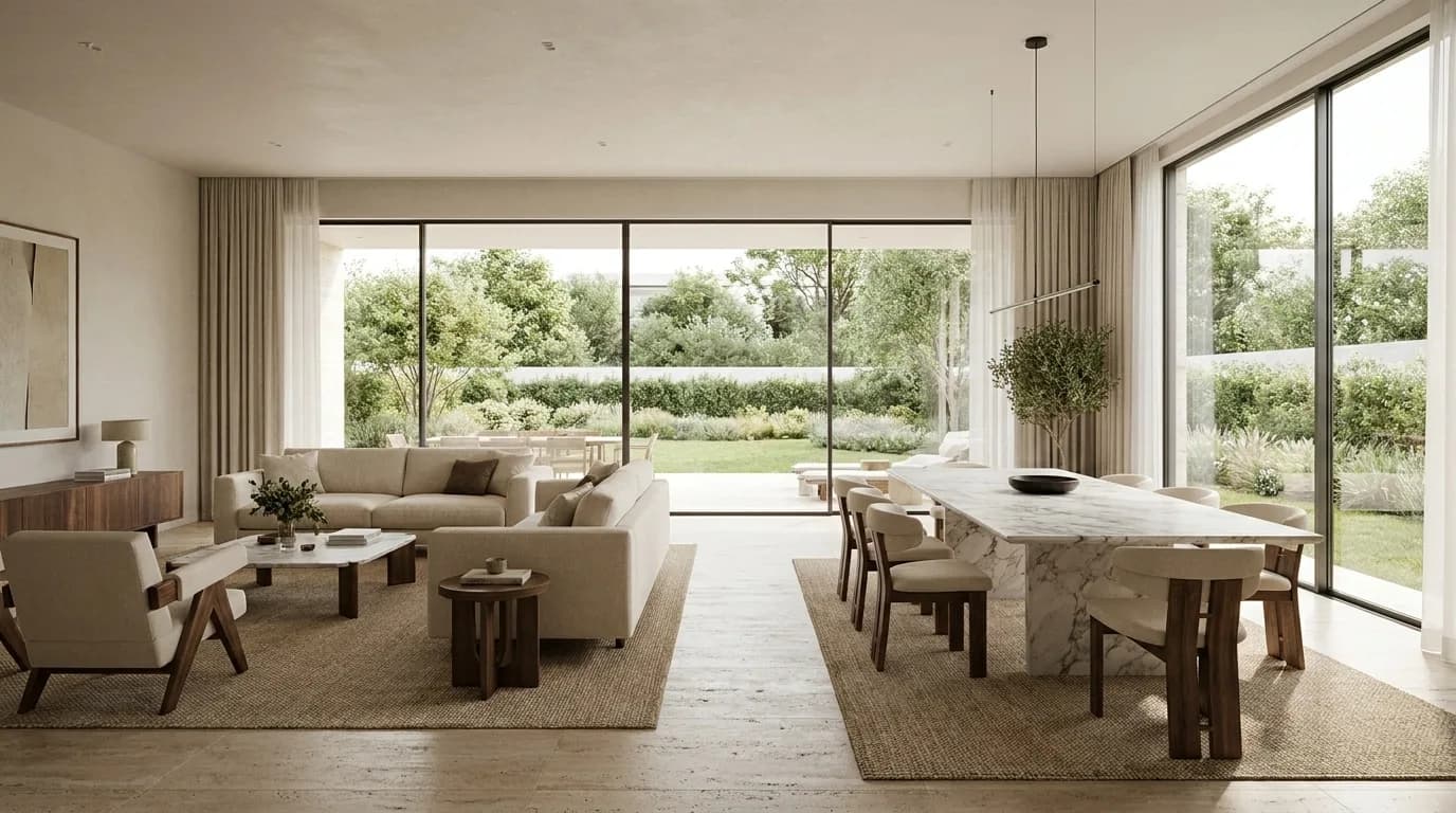 Plantas que valorizam a integração entre os ambientes
